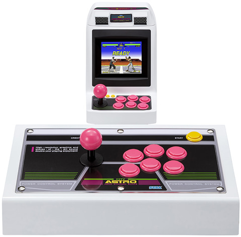 アストロシティミニ」、2Pカラーのピンクボタンバージョンが10月16日10