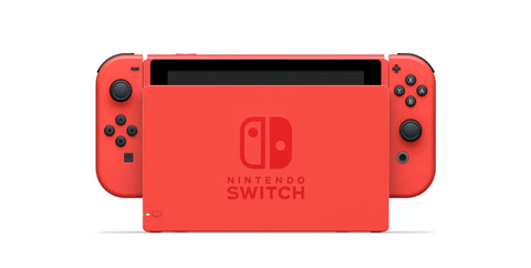 マリオカラーのNintendo Switch「マリオレッド×ブルー セット」本日