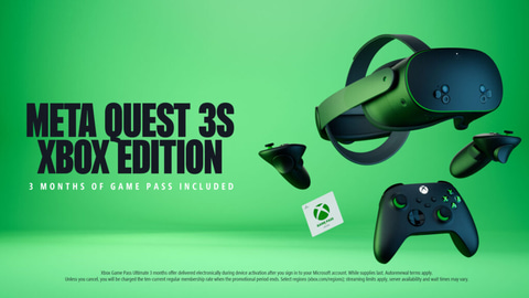 MetaとXboxのコラボVRヘッドセットが登場！ 「Meta Quest 3S Xbox