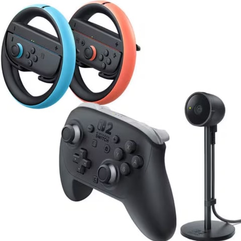 dショッピングにてSwitch2用プロコンやカメラなどのセット商品が販売中