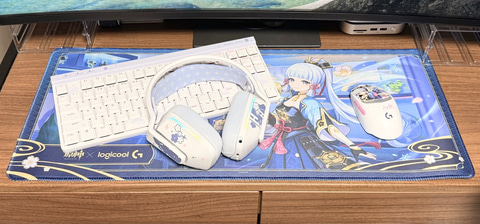 デスク周りを「神里綾華」仕様にできる！ ロジクールG「G515／G733 原