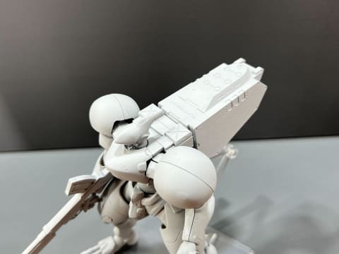 ガンパレード・マーチ」よりプラモデル「MODEROID 士魂号」が展示