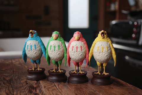 アオサギからインコマンまで「君たちはどう生きるか」のミニフィギュア