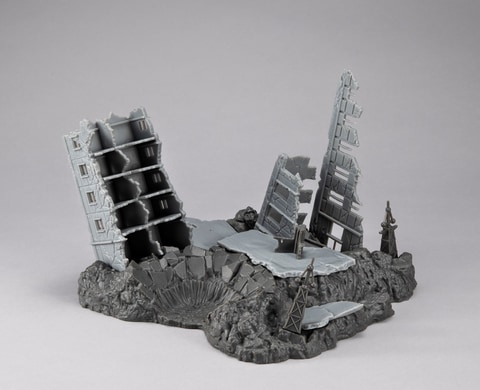 機動戦士ガンダム」よりジオラマ「Gストラクチャー ニューヤーク市廃墟