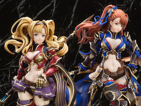 グラブル」7周年を記念した「ゼタ」・「ベアトリクス」フィギュアが
