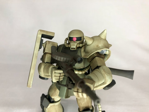 特別企画】ガンプラ「HGUC 1/144 量産型ザク」で簡単ウェザリングを