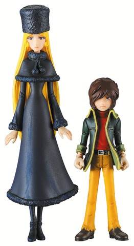 ハセガワ、フィギュア「『銀河鉄道999』メーテル & 星野鉄郎」の彩色