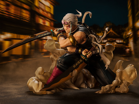 鬼滅の刃」より、躍動感のある姿の音柱・宇随天元が「フィギュアーツ