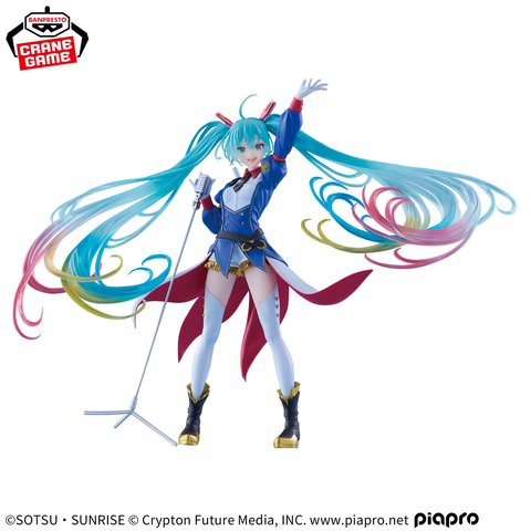 ガンダム45周年×初音ミク」コラボよりプライズ「BANPRESTO EVOLVE