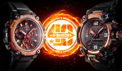 G-SHOCK 40周年記念モデルは“太陽フレア” 光る積層ベゼル - Impress Watch