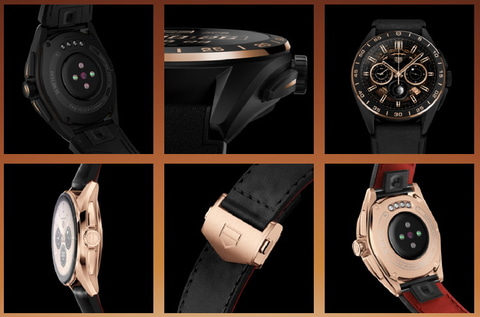 タグ・ホイヤー コネクテッド、ゴールドがアクセントの新モデル