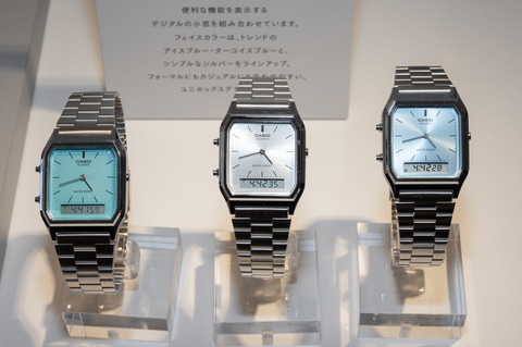 カシオ、レトロなアナデジ腕時計にターコイズブルーなど新色 - Impress