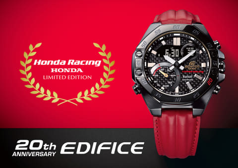 カシオ、Honda Racing「EDIFICE」。ブランド20周年祝したゴールド