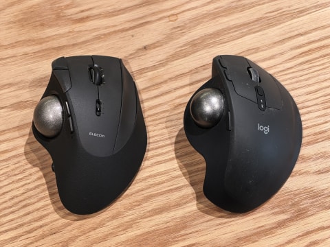 大画面モニターでもスムーズに移動! ベアリングトラックボール「IST