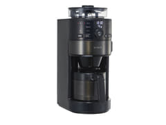 シロカ、コーヒー豆の自動計量や蒸らし機能を備えたコーン式全自動