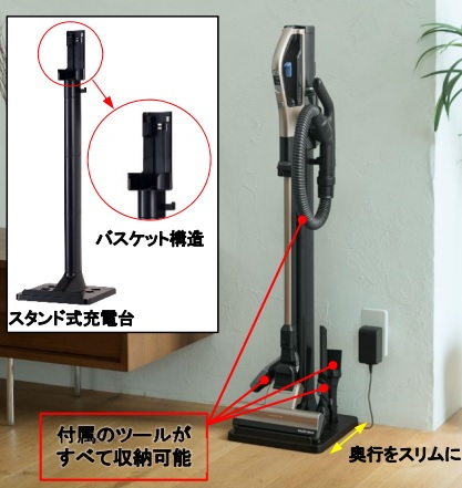 日立、髪が絡まりにくく軽くなったスティック掃除機「パワーブースト