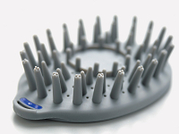 ツインバード、頭の凹凸に密着しやすい頭皮洗浄ブラシ 「モミダッシュ