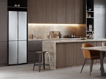 アクア、深澤直人デザインの冷蔵庫。冷凍室も整理しやすい大容量