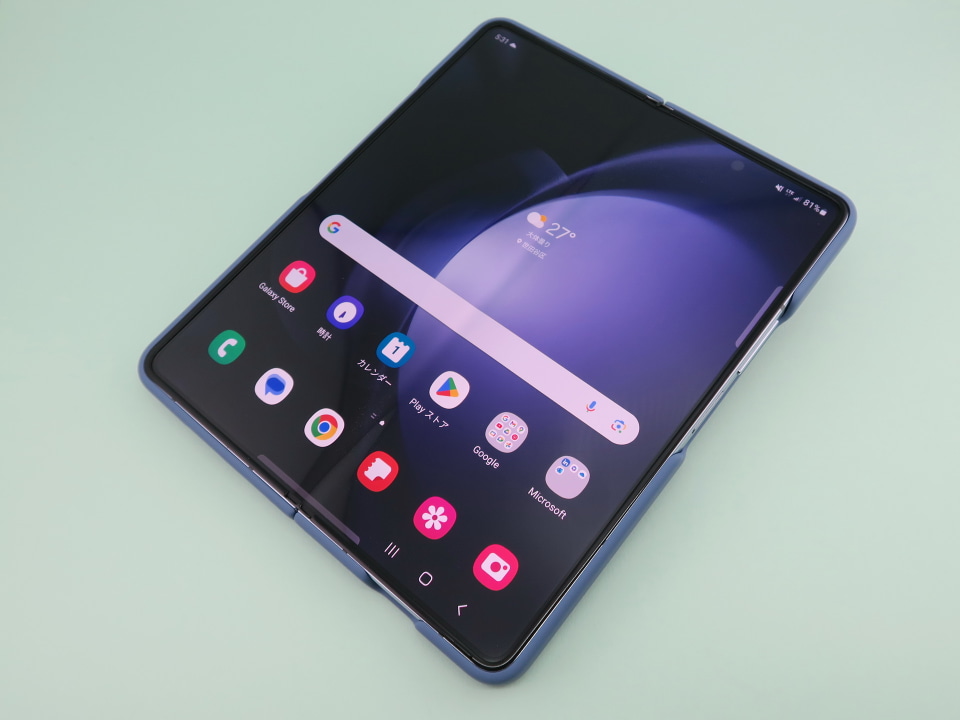 Galaxy Z Fold5」グローバル版、スリムに進化したフォルダブルの本命