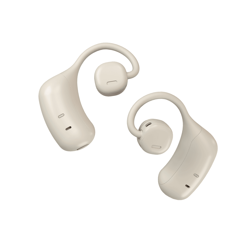 NTTソノリティからオープンイヤー型のネックバンドイヤホン「nwm