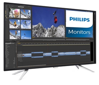 PC用で42.5型の4K液晶がPhilipsから登場 ～価格8万円台。IPSで広視野角