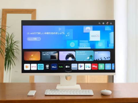 LG、単体でNetflixなど視聴可能なスマートモニターに新モデル - PC Watch