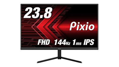 Pixio、144Hz/1ms対応で2万2千円の23.8型ゲーミング液晶 - PC Watch