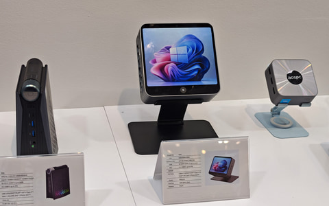 ミニPCの天板にディスプレイ内蔵!? 今後発売予定のACEMAGIC製PC - PC Watch