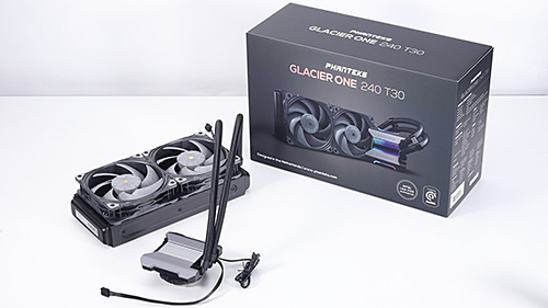 240mm水冷最強クラス？Core i9-12900Kも良く冷える「Phanteks GLACIER
