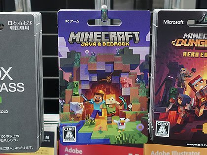 PC版マイクラ「Minecraft: Java & Bedrock Edition for PC」のPOSA