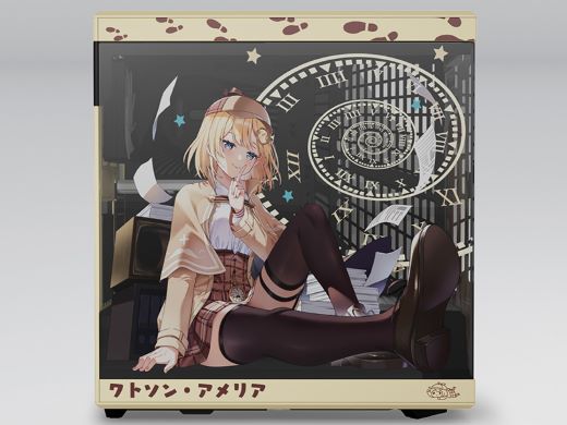 HYTEのVTuberコラボPCケースの予約開始、ホロライブ「ワトソン