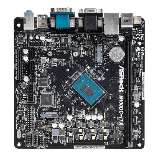 Intel N100をオンボード搭載したMini-ITXマザー ASRock「N100DC-ITX