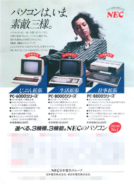 歴代のPC-8801シリーズを振り返る その1「PC-8801/PC-8801mkII編