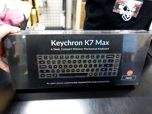 65%レイアウトの薄型ワイヤレスキーボード「K7 Max」がKeychronから