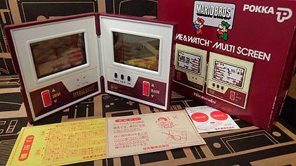 マリオブラザーズのゲーム＆ウォッチが税込1.9万円、POKKA景品版