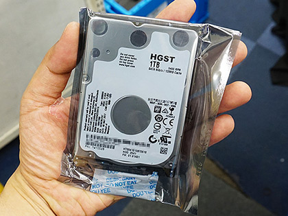1TBの2.5インチ/7mm厚HDDに新モデル、HGST「Travelstar Z5K1」シリーズ