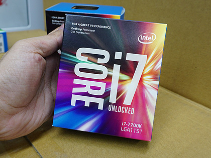 Intelの最新CPU「Kaby Lake-S」が遂に登場、最上位のCore i7-7700Kは実