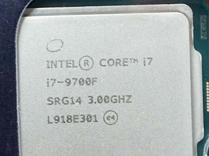 TDP65Wの8コアCPU「Core i7-9700F」が登場、GPU非搭載で実売42,980円