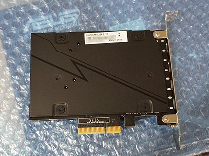 ASUSのThunderbolt 3カード「ThunderboltEX 3-TR」が入荷 - AKIBA PC