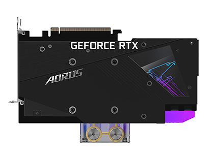 本格水冷ブロック搭載のGeForce RTX 3080がGIGABYTEから、映像端子は6