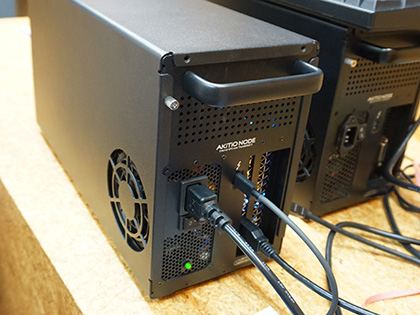 AKiTiOの外付けVGAボックス「Node」に500W電源モデルが登場、実売3.5万