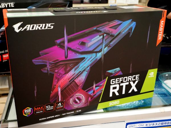 GIGABYTEの「AORUS GeForce RTX 3080 MASTER 10G」に新リビジョン