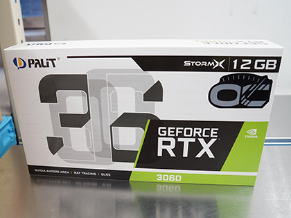 PalitのGeForce RTX 3060は2製品、カード長170mmのシングルファン