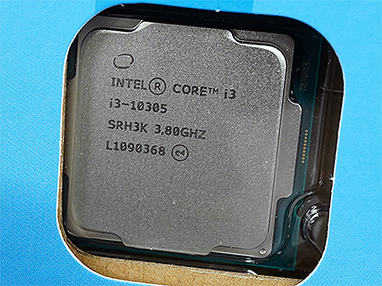 4コア/8スレッドの「Core i3-10305」が店頭入荷、ブースト時最大4.5GHz