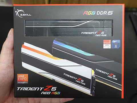 G.SKILLの「Trident Z5 Neo RGB」「Flare X5」にDDR5-6000/64GB×2枚組