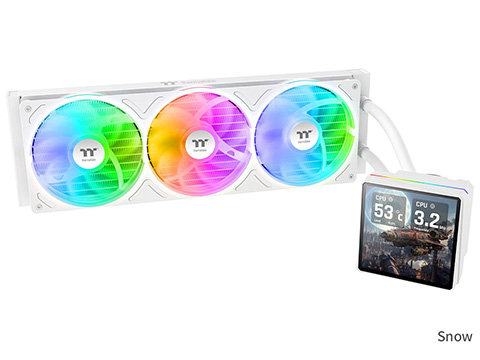 3.95型液晶搭載の水冷クーラー「TH360 V3 Ultra ARGB Sync」が