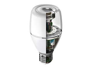 ソニー、カラー点灯や2台連携も可能な新LED電球Bluetoothスピーカー