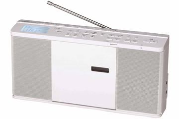 自分の発音をチェックできるマイク内蔵CDラジオ。東芝エルイー発売