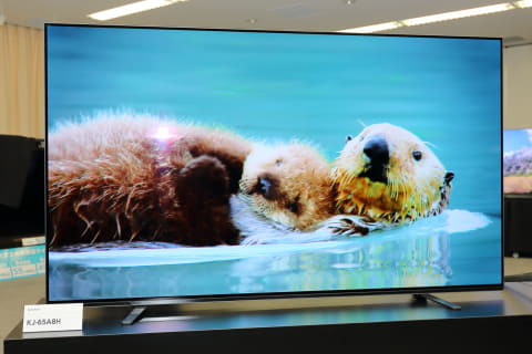 ソニー、動画ぼやけに強い4K有機EL「BRAVIA A8H」。55型で約28万円から