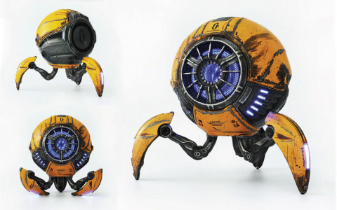 球体ロボット風スピーカー「Gravastar G1」日本上陸へ - AV Watch